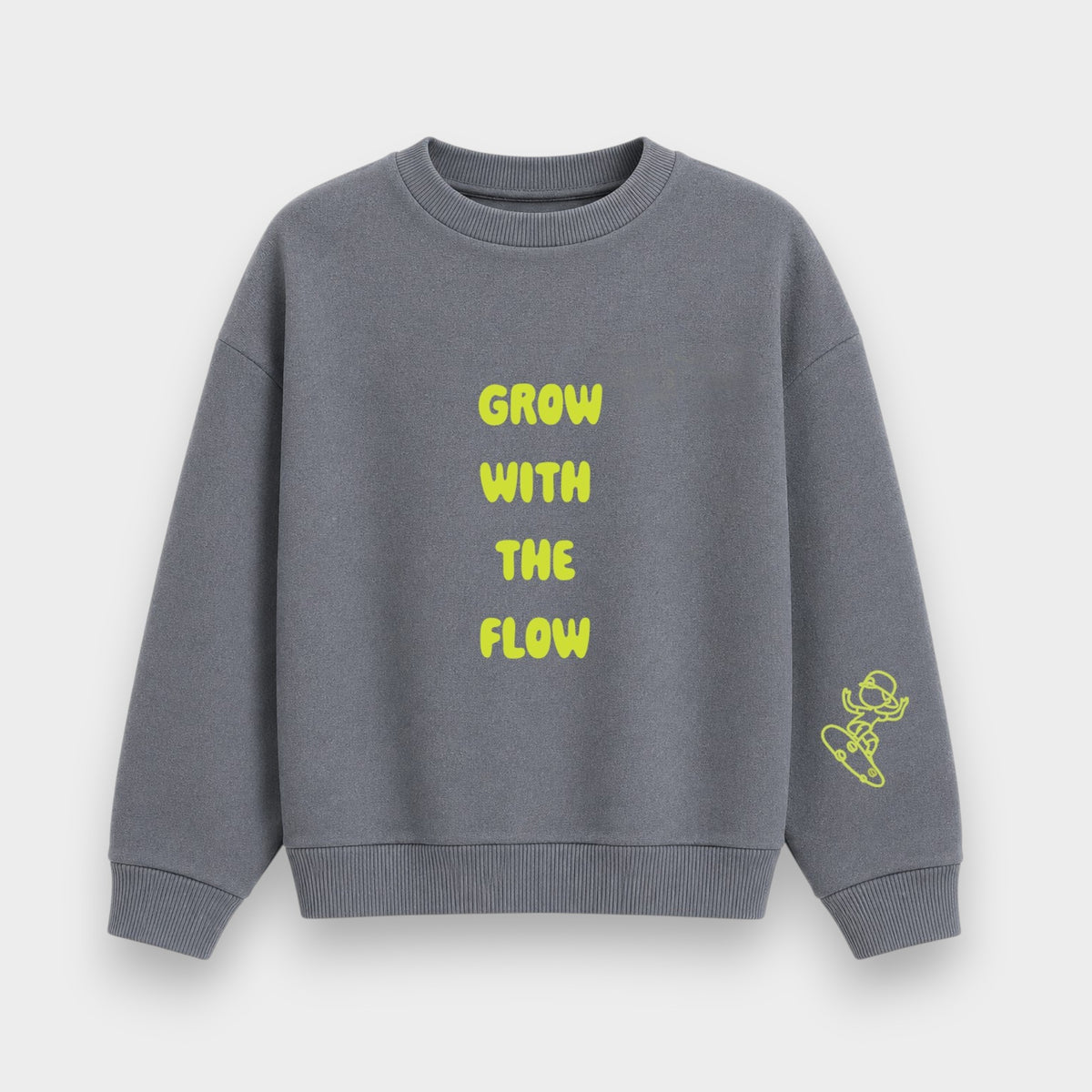 Sweatshirt "Grow with the Flow"