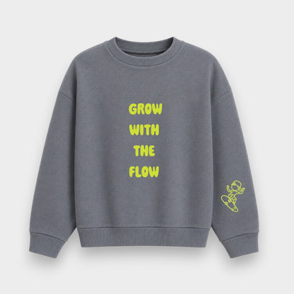 Sweatshirt "Grow with the Flow"